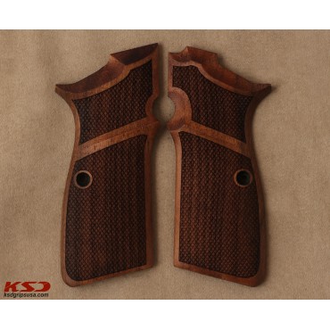 KSD Brand Browning MK3 Compatible Walnut Grips Diamond	KSD-00571