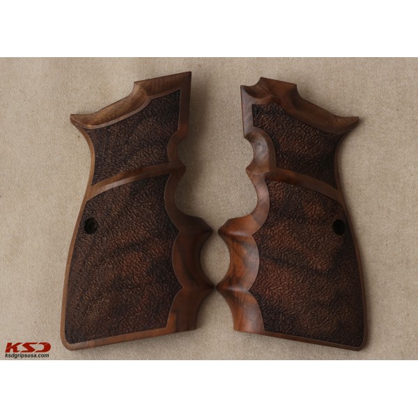 KSD Brand Browning MK3 Compatible Walnut Grips Stripled	KSD-00573