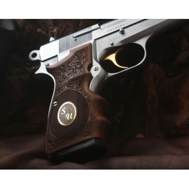 KSD Brand Browning MK3 Compatible Walnut Customizable Grips Framed	KSD-00575