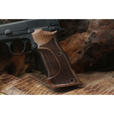 KSD Brand Browning MK3 Compatible Walnut Grips Double-Checkering	 KSD-00609