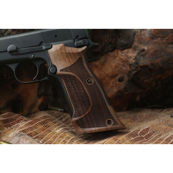 KSD Brand Browning MK3 Compatible Walnut Grips Double-Checkering	 KSD-00609