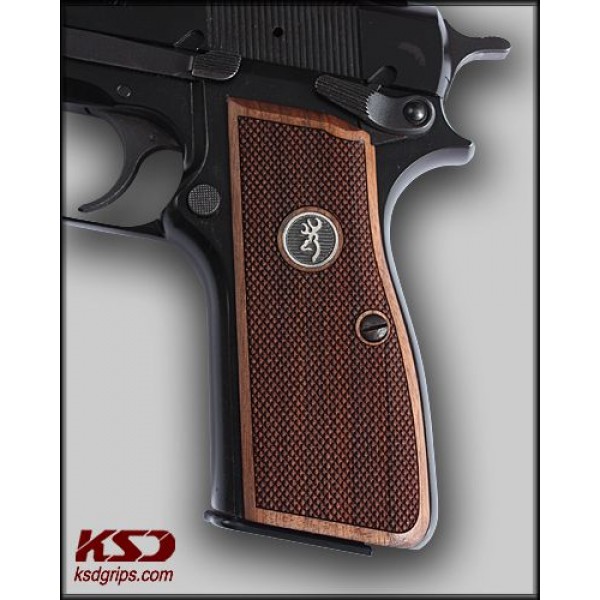 KSD Brand Browning MK3 Compatible Walnut Grips Diamond	KSD-00640