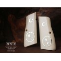 KSD Brand Browning MK3 Compatible Ivory Acrylic Customizable Grips 	KSD-00628