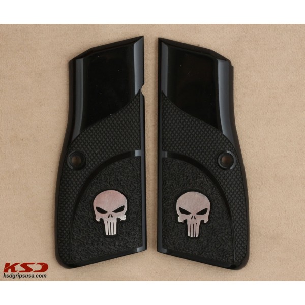 KSD Brand Browning MK3 Compatible Black Acrylic Grips Double-Checkering	KSD-00616