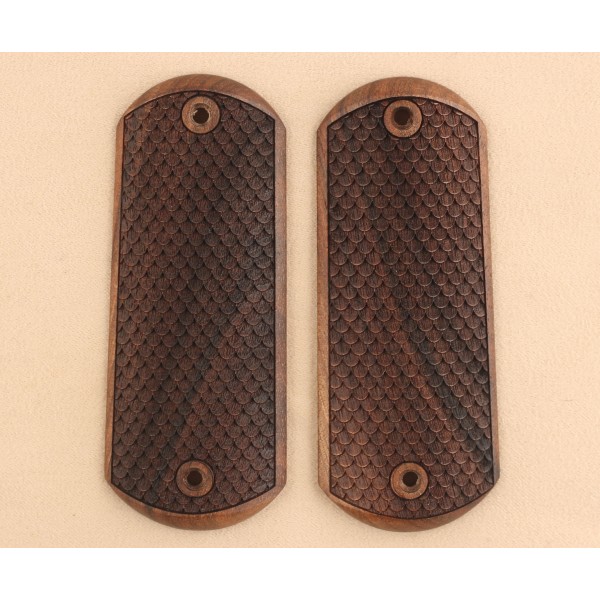 KSD Brand Colt 1902 Compatible Walnut Grips Dragon Skin	KSD-00754