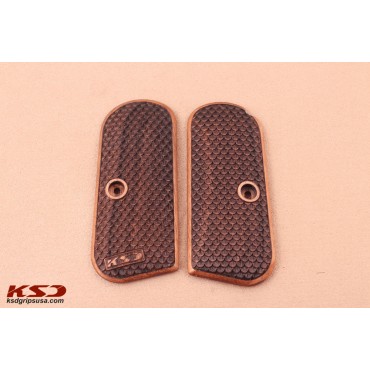 KSD Brand Colt 1903 Pocket Hammerless Compatible Walnut Grips Dragon Skin	KSD-00735