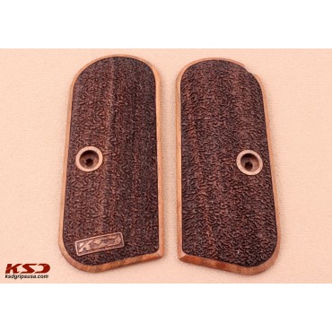 KSD Brand Colt 1903 Pocket Hammerless Compatible Walnut Grips Striped(Full)	KSD-00736