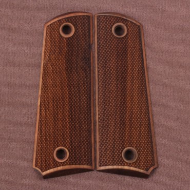 KSD Brand Colt 1911 - Ambicut Compatible Walnut Grips Diamond	KSD-00077