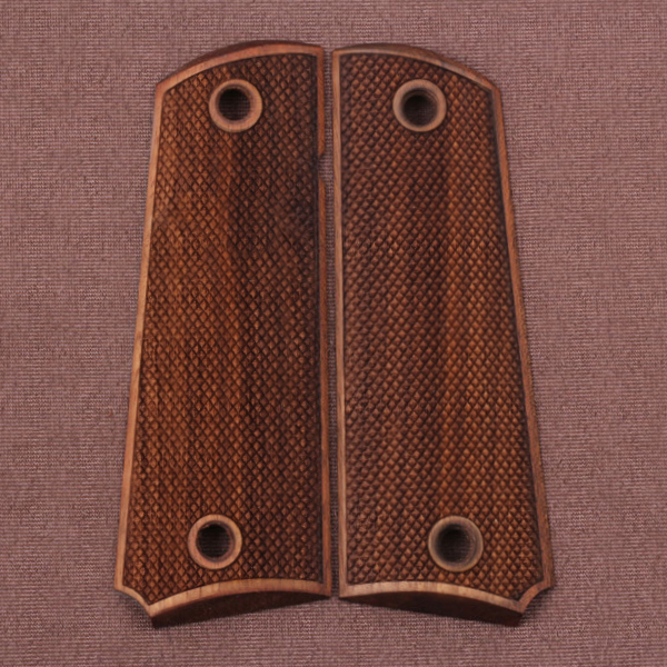 KSD Brand Colt 1911 - Ambicut Compatible Walnut Grips Diamond	KSD-00077