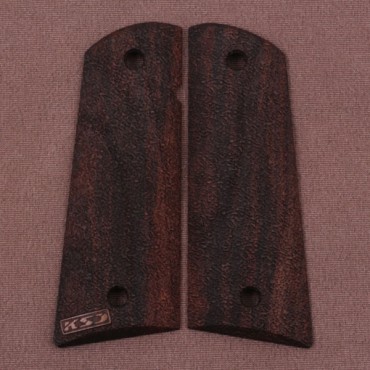 KSD Brand Colt 1911 FIT Model Compatible Walnut Grips Striped(Full)	KSD-00026