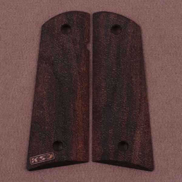 KSD Brand Colt 1911 FIT Model Compatible Walnut Grips Striped(Full)	KSD-00026