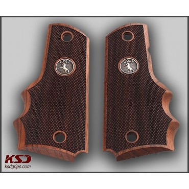 KSD Brand Colt 1911 FIT Model Compatible Walnut Grips Diamond	KSD-00772