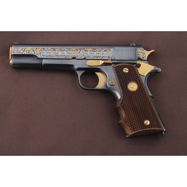 KSD Brand Colt 1911 FIT Model Compatible Walnut Grips Dragon Skin	KSD-00773