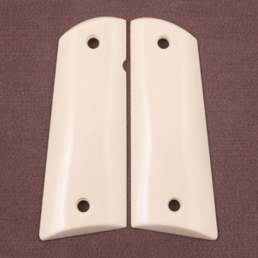 KSD Brand Colt 1911 FIT Model Compatible Ivory Acrylic Grips	KSD-00008