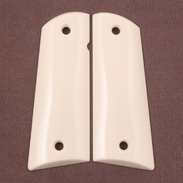 KSD Brand Colt 1911 FIT Model Compatible Ivory Acrylic Grips	KSD-00008