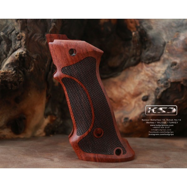 KSD Brand Colt 1911 FIT Model Compatible Rosewood Grips Diamond	KSD-00763