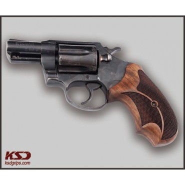 KSD Brand Colt Detective / Agent Cobra D Frame Compatible Walnut Grips Diamond	KSD-00771