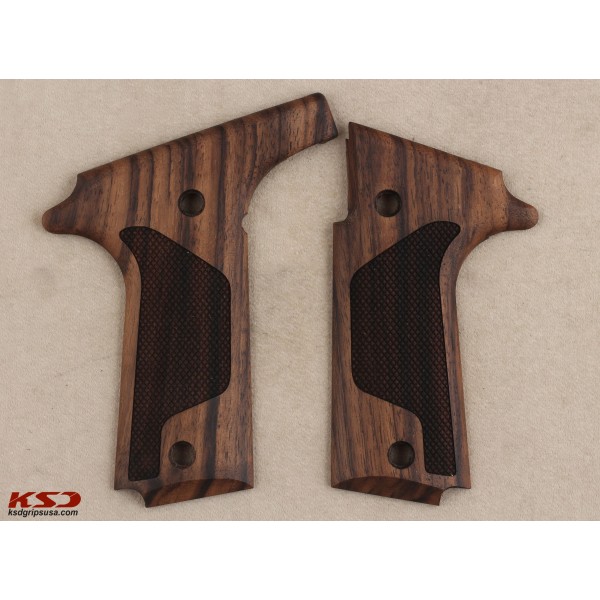 KSD Brand Colt Double Eagle Compatible Walnut Grips Diamond	KSD-00740