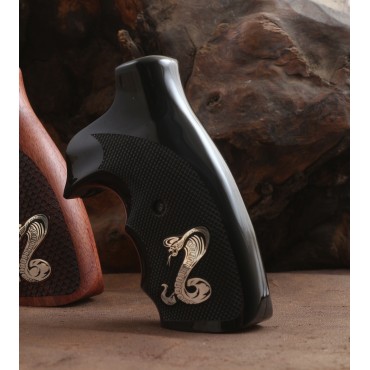KSD Brand Colt King Cobra (Pre 2019) Compatible Black Acrylic Grips	KSD-01717