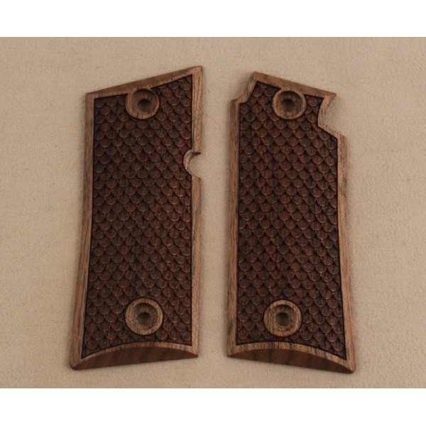 KSD Brand Colt Mustang PocketLite Compatible Walnut Grips Dragon Skin	KSD-00743