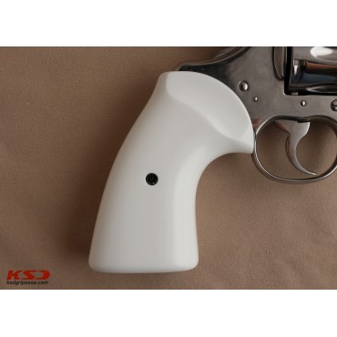 KSD Brand Colt Python (Pre 2020) Compatible White Acrylic Grips	KSD-00760