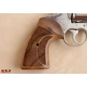 KSD Brand Colt Python (Pre 2020) Compatible Walnut Grips Double-Checkering 	KSD-00758