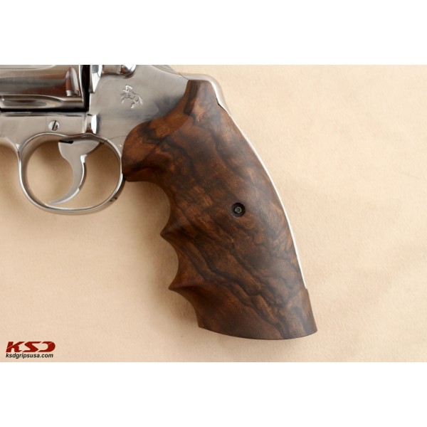 KSD Brand Colt Python (Pre 2020) Compatible Root Walnut Grips	KSD-00767