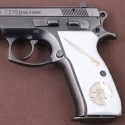 KSD Brand CZ 75, 75B, 75BD, 85 KADET SHADOW1 Compatible White Acrylic Grip	KSD-01190