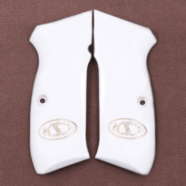 KSD Brand CZ 75, 75B, 75BD, 85 KADET SHADOW1 Compatible White Acrylic Grip	KSD-01202