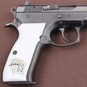 KSD Brand CZ 75, 75B, 75BD, 85 KADET SHADOW1 Compatible White Acrylic Grip	KSD-01204