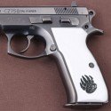 KSD Brand CZ 75, 75B, 75BD, 85 KADET SHADOW1 Compatible White Acrylic Grip	KSD-01205