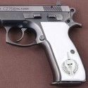 KSD Brand CZ 75, 75B, 75BD, 85 KADET SHADOW1 Compatible White Acrylic Grip	KSD-01206