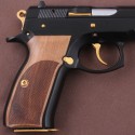 KSD Brand CZ 75, 75B, 75BD, 85 KADET SHADOW1 Compatible Walnut Grip	KSD-01163