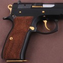 KSD Brand CZ 75, 75B, 75BD, 85 KADET SHADOW1 Compatible Walnut Grip	KSD-01166