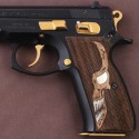 KSD Brand CZ 75, 75B, 75BD, 85 KADET SHADOW1 Compatible Walnut Grip	KSD-01168