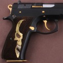 KSD Brand CZ 75, 75B, 75BD, 85 KADET SHADOW1 Compatible Walnut Grip	KSD-01169