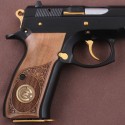 KSD Brand CZ 75, 75B, 75BD, 85 KADET SHADOW1 Compatible Walnut Grip	KSD-01179