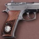 KSD Brand CZ 75, 75B, 75BD, 85 KADET SHADOW1 Compatible Walnut Grip	KSD-01186