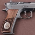 KSD Brand CZ 75, 75B, 75BD, 85 KADET SHADOW1 Compatible Walnut Grip	KSD-01192