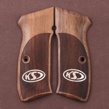 KSD Brand CZ 75, 75B, 75BD, 85 KADET SHADOW1 Compatible Walnut Grips	KSD-01215