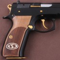 KSD Brand CZ 75, 75B, 75BD, 85 KADET SHADOW1 Compatible Walnut Grips	KSD-01215