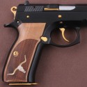 KSD Brand CZ 75, 75B, 75BD, 85 KADET SHADOW1 Compatible Walnut Grips	KSD-01216