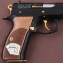 KSD Brand CZ 75, 75B, 75BD, 85 KADET SHADOW1 Compatible Walnut Grips	KSD-01217