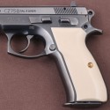 KSD Brand CZ 75, 75B, 75BD, 85 KADET SHADOW1 Compatible Ivory Acrylic Grip	KSD-01172