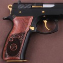 KSD Brand CZ 75, 75B, 75BD, 85 KADET SHADOW1 Compatible Rosewood Grip	KSD-01194