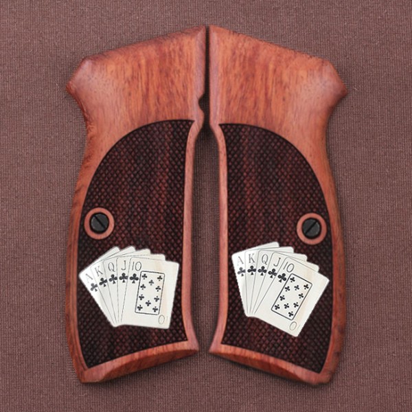 KSD Brand CZ 75, 75B, 75BD, 85 KADET SHADOW1 Compatible Rosewood Grip	KSD-01221