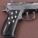 KSD Brand CZ 75, 75B, 75BD, 85 KADET SHADOW1 Compatible Black Acrylic Grip	KSD-01182