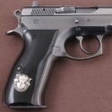 KSD Brand CZ 75, 75B, 75BD, 85 KADET SHADOW1 Compatible Black Acrylic Grip	KSD-01183