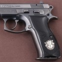 KSD Brand CZ 75, 75B, 75BD, 85 KADET SHADOW1 Compatible Black Acrylic Grip	KSD-01184