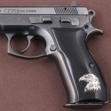 KSD Brand CZ 75, 75B, 75BD, 85 KADET SHADOW1 Compatible Black Acrylic Grip	KSD-01187